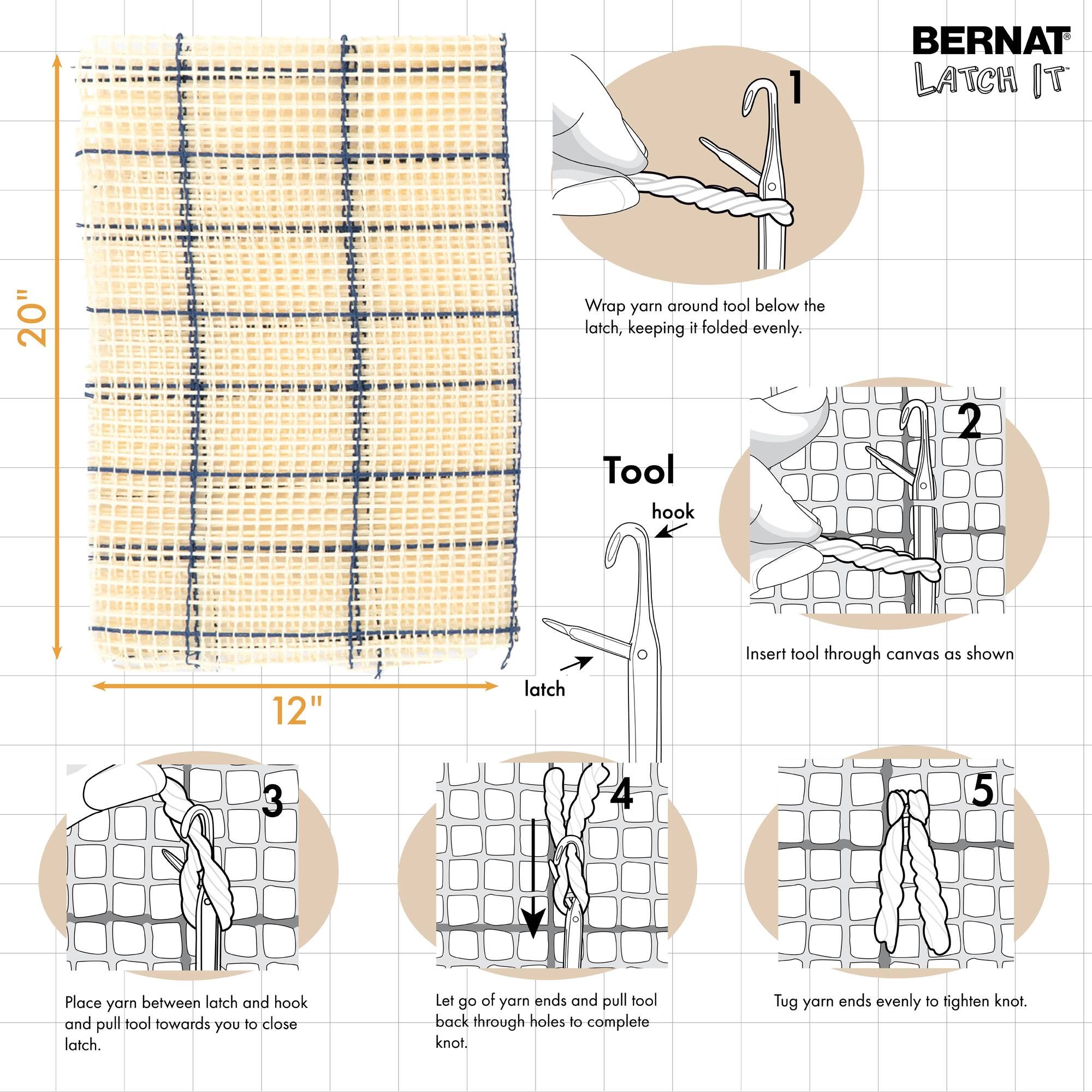 Bernat® Latch It™ Lunar Boho Yarn Kit